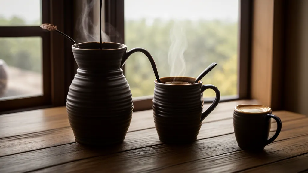 Morning coffee routine with liquid supplement drops used for blood sugar support as part of a low-glycemic diet