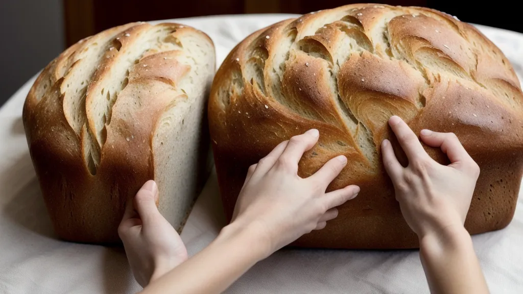 Checking a bread nutrition label for fiber content as part of a low-GI diet blood sugar support routine