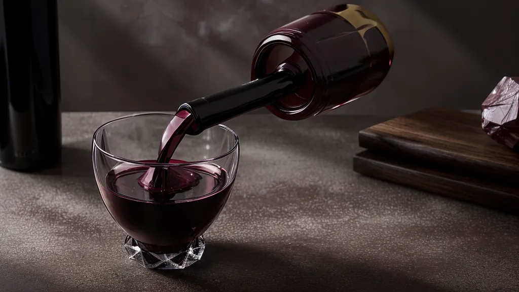 A standard 5-ounce pour of dry red wine paired with protein-rich nuts, a low-glycemic wine choice