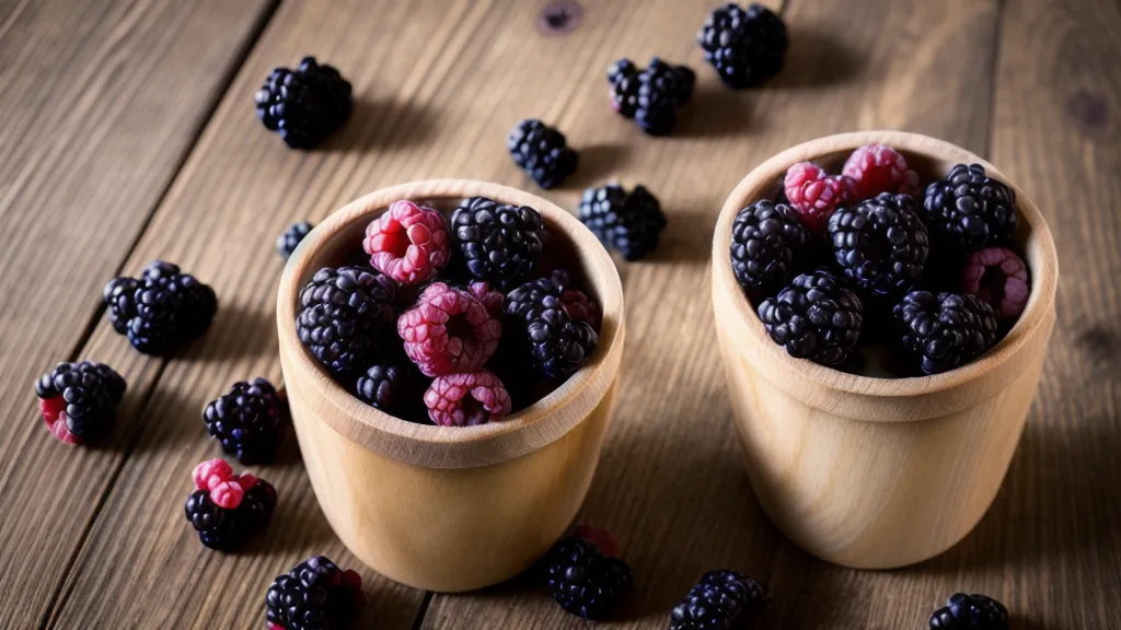 Fresh blackberries chosen for prediabetes-friendly farmers market shopping in Seattle