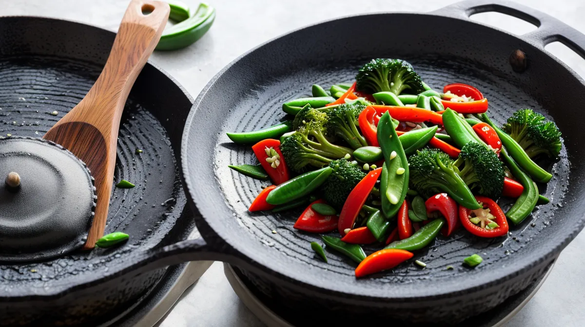 Crisp vegetable stir-fry plated for low-GI, prediabetes-friendly glucose management