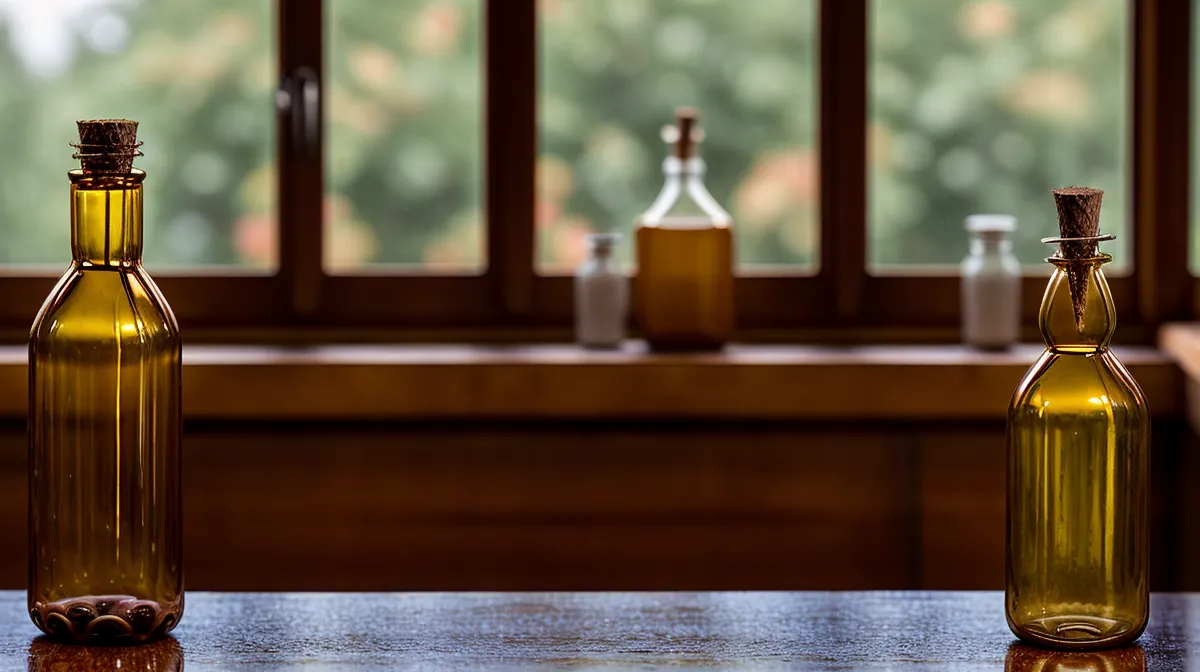 Apple cider vinegar and water measured out for post-meal glucose control