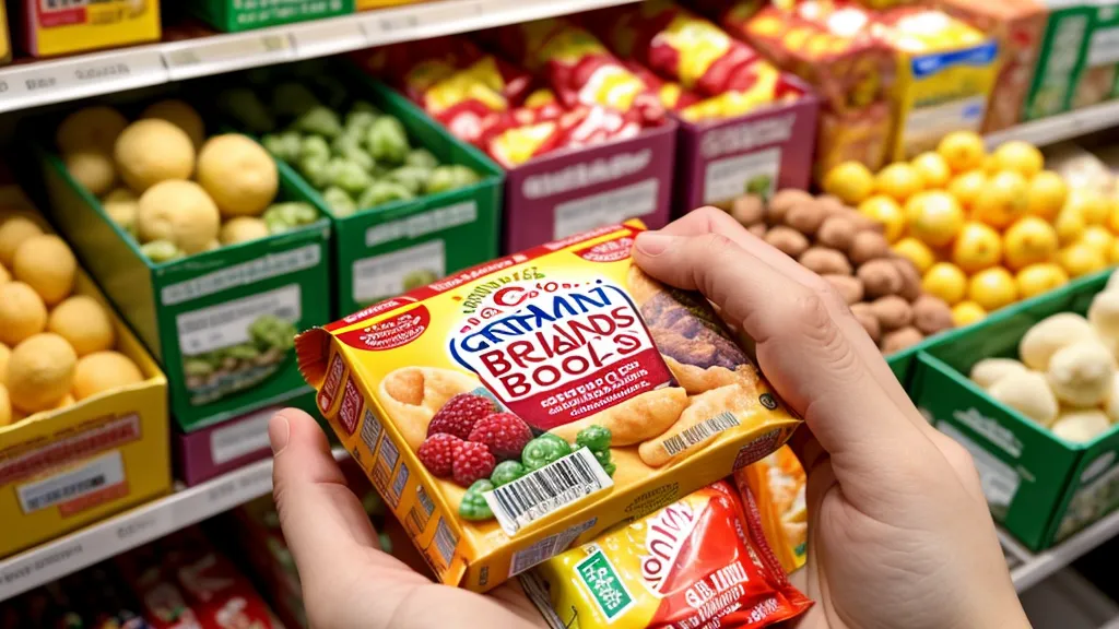 Checking a nutrition label for glycemic load before ending an intermittent fasting window