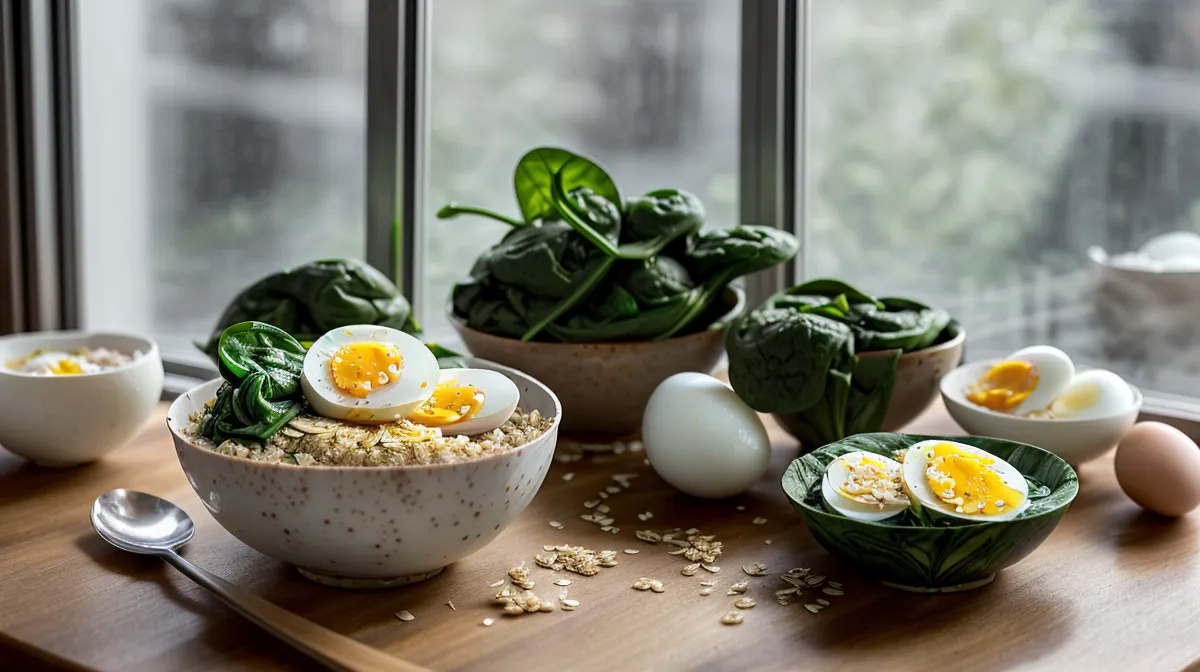 Low-GI breakfast bowl on a Seattle kitchen counter, part of a prediabetes lifestyle blood sugar management routine