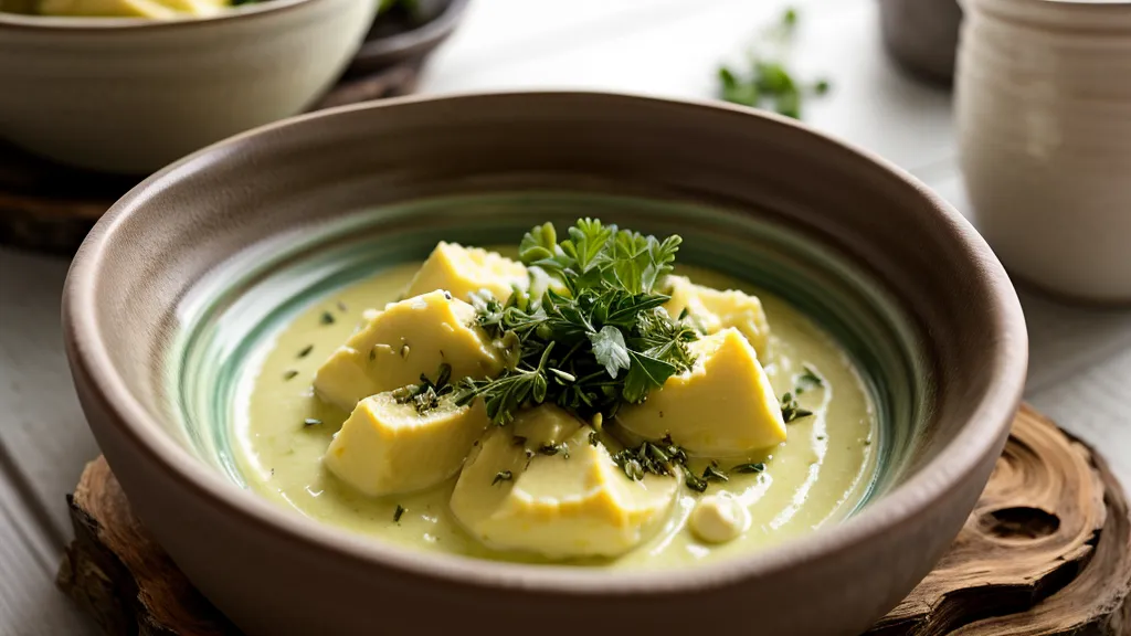 family-approved low-GI swap: a bowl of cauliflower-parsnip mash next to real mashed potatoes