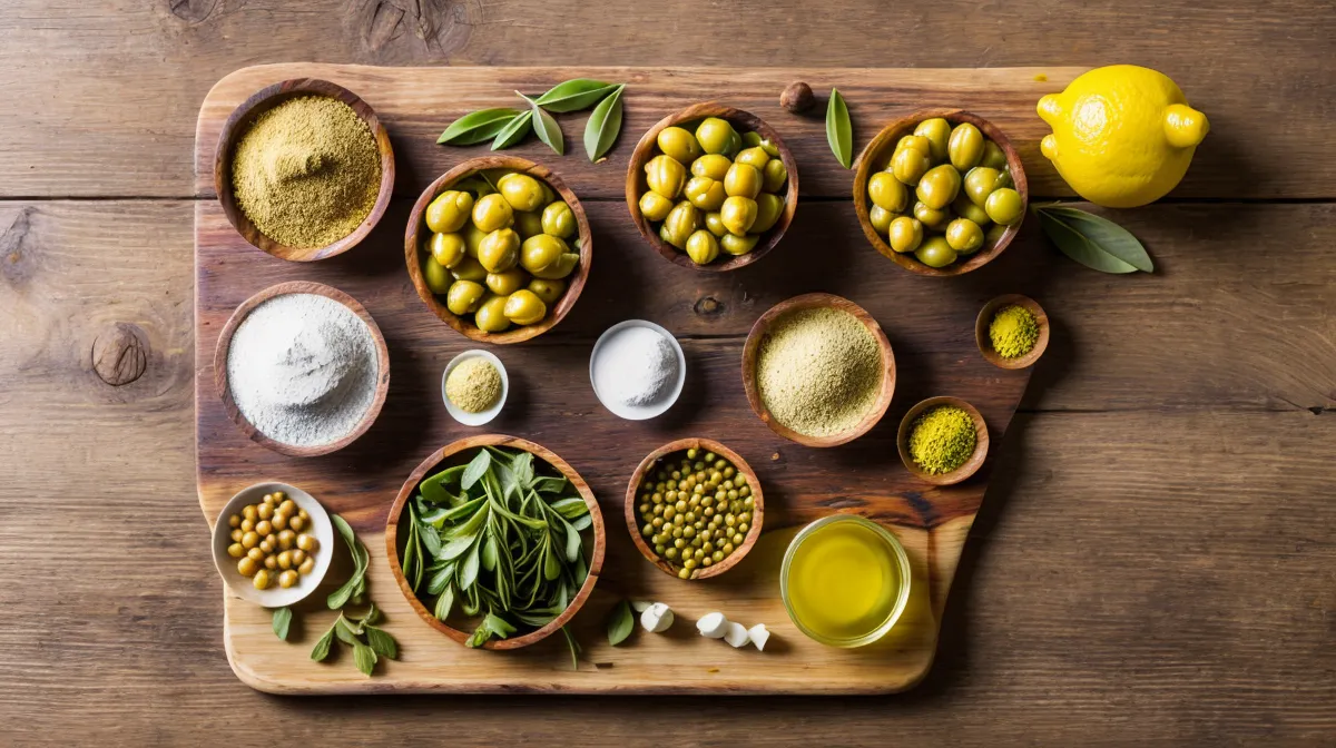 Mediterranean diet plate with olive oil and vegetables supporting a low-glycemic lifestyle for prediabetes