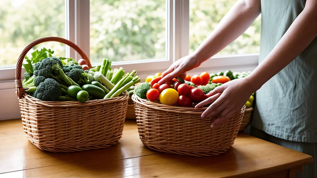 Reviewing a wellness screening report next to fresh vegetables while managing prediabetes with a low-GI diet